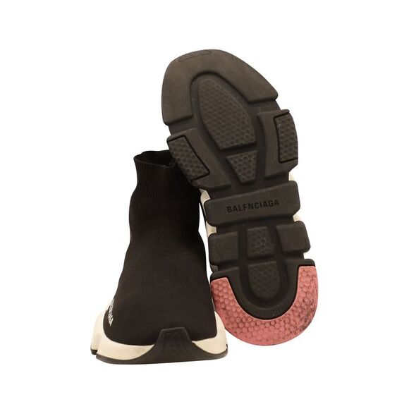 Balenciaga Speed Sneakers in Black Polyester - Picture 4 of 7